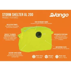 Vango - Storm Shelter UL 200 - Biwaksack Viper Green Online