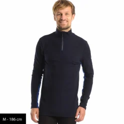 We Norwegians - Tryvann Colblock Zipup - Merinolongsleeve Sale
