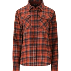 Whistler - Women's Bargo Checked Shirt - Hemd Madder Brown Clearance