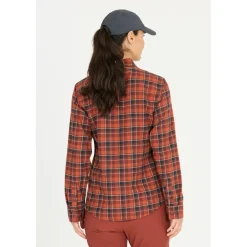 Whistler - Women's Bargo Checked Shirt - Hemd Madder Brown Clearance