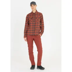 Whistler - Women's Bargo Checked Shirt - Hemd Madder Brown Clearance