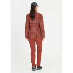 Whistler - Women's Bargo Checked Shirt - Hemd Madder Brown Clearance