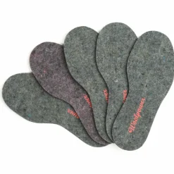 Hot Woolpower - Kid's Felt Insoles - Einlegesohle Recycled Grey