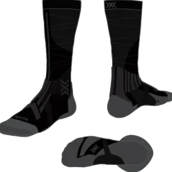 X-Socks - Trailrun Perform Helix OTC - Laufsocken Black / Charcoal Hot