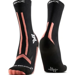 Clearance X-Socks - Women's Trailrun Discover Crew - Laufsocken X Black / Dusty Rose