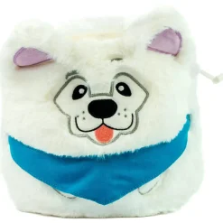 YY Vertical - Chalk Bag Samoyed Dog - Chalkbag White