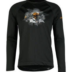 Zimtstern - Braapz Shirt Print L/S - Radtrikot Pirate Black Discount