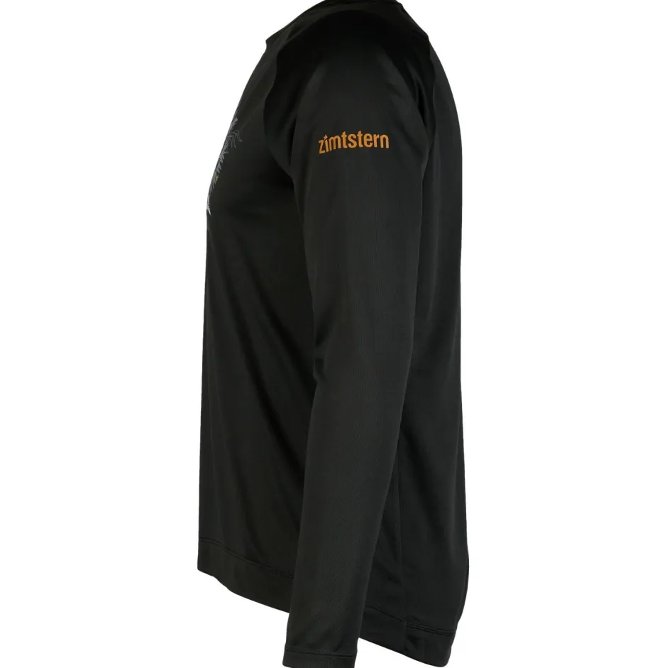 Zimtstern - Braapz Shirt Print L/S - Radtrikot Pirate Black Discount