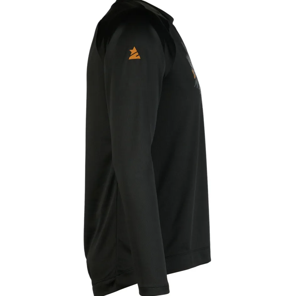 Zimtstern - Braapz Shirt Print L/S - Radtrikot Pirate Black Discount