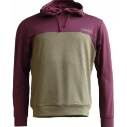Zimtstern - Tech Hoodz L/S - Hoodie Windsor Wine / Military Olive Best