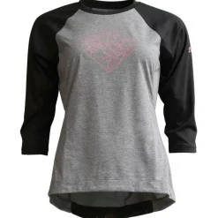 Zimtstern - Women's Pureflowz Shirt 3/4 - Radtrikot Gun Metal Melange / Pirate Black Outlet